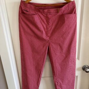 Ralph Lauren Jeans Co Cotton Crop Pants Classic Sz 12-14